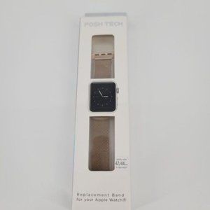 Posh Tech Rose Gold Stainless Steel Apple Watch Replacement Band